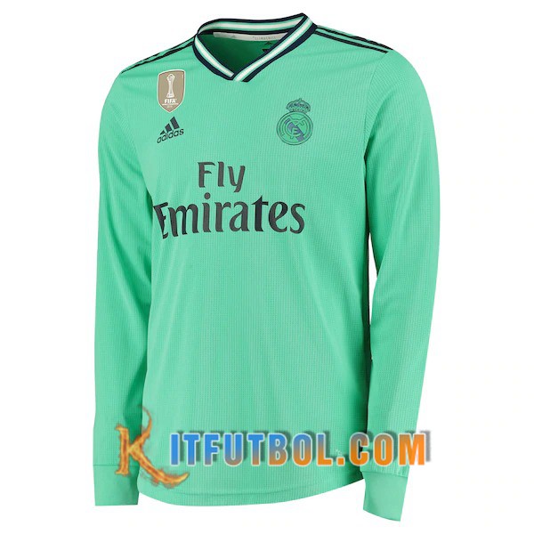 Camisetas Futbol Real Madrid Tercera Manga Larga 19/20