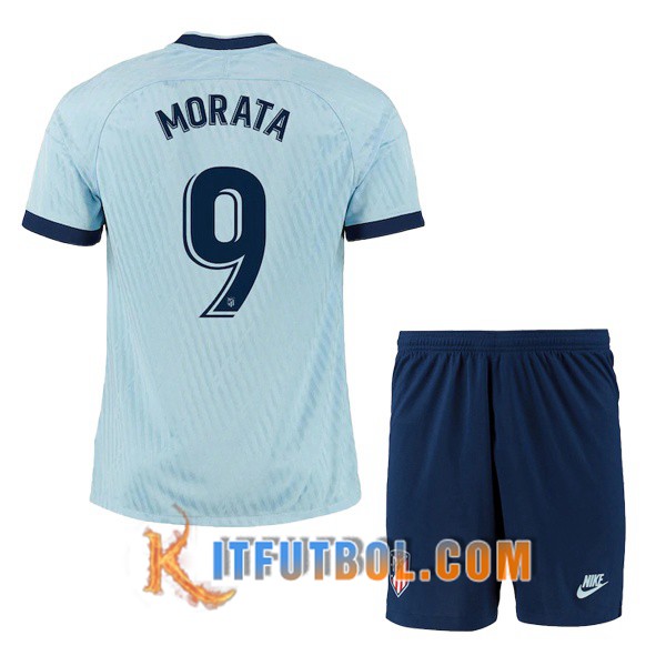 Camisetas Futbol Atletico Madrid (MORATA 9) Ninos Tercera 19/20