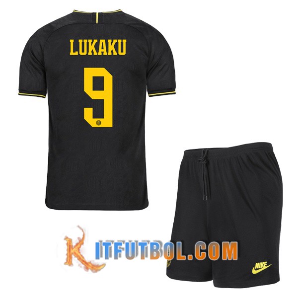 Camisetas Futbol Inter Milan (LUKAKU 9) Ninos Tercera 19/20