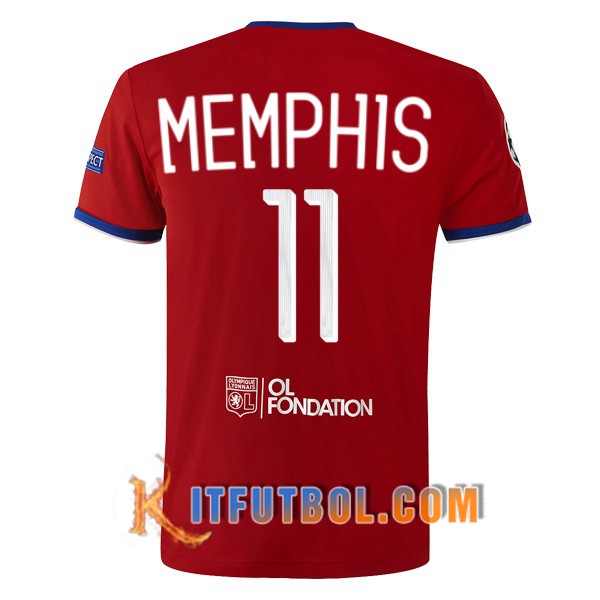 Camisetas Futbol Lyon OL (MEMPHIS 11) Tercera 19/20