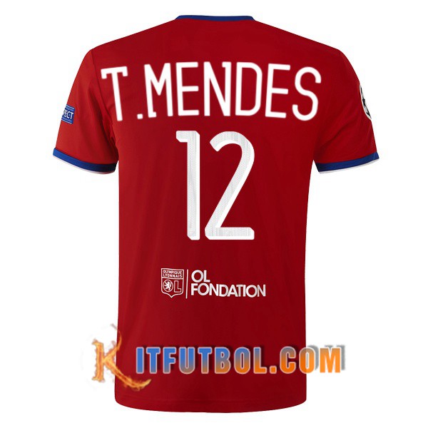 Camisetas Futbol Lyon OL (T.MENDES 12) Tercera 19/20