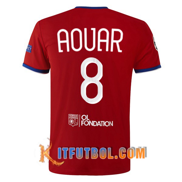 Camisetas Futbol Lyon OL (AOUAR 8) Tercera 19/20