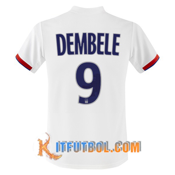 Camisetas Futbol Lyon OL (DEMBELE 9) Primera 19/20