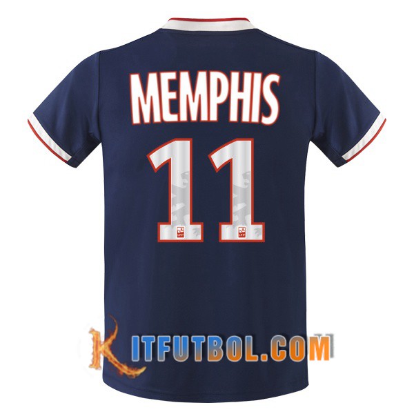 Camisetas Futbol Lyon OL (MEMPHIS 11) Segunda 19/20