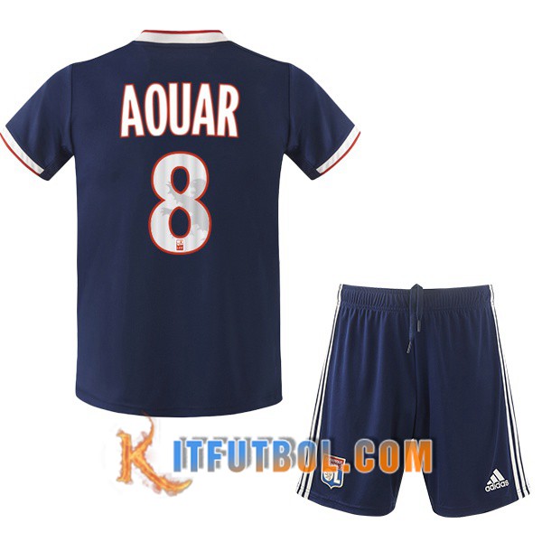 Camisetas Futbol Lyon OL (AOUAR 8) Ninos Segunda 19/20