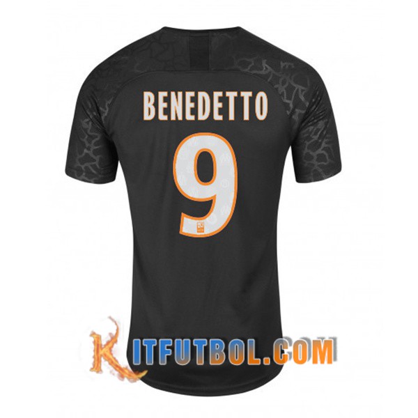 Camisetas Futbol Marsella OM (BENEDETTO 9) Tercera 19/20