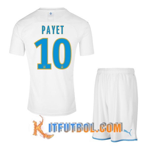 Camisetas Futbol Marsella OM (PAYET 10) Ninos Primera 19/20
