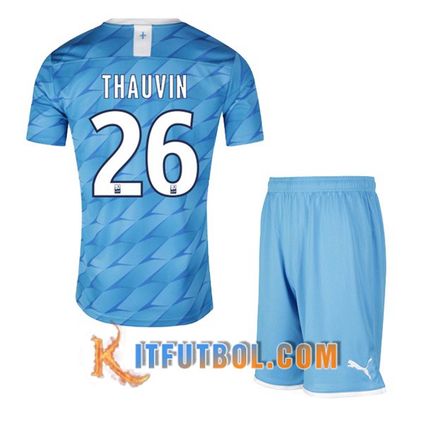 Camisetas Futbol Marsella OM (THAUVIN 26) Ninos Segunda 19/20