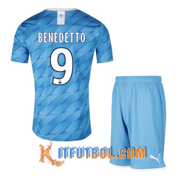 Camisetas Futbol Marsella OM (BENEDETTO 9) Ninos Segunda 19/20