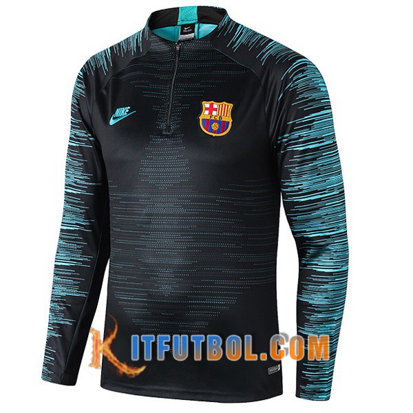 Nueva Entrenamiento Sudadera FC Barcelona Negro 19/20