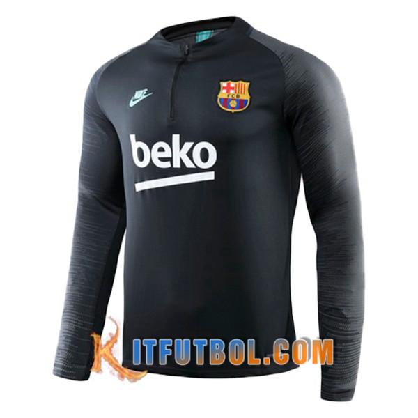 Nueva Entrenamiento Sudadera FC Barcelona Beko Gris 19/20