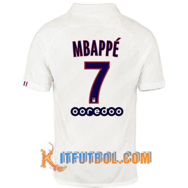 Camisetas Futbol PSG (MBAPPE 7) Tercera 19/20