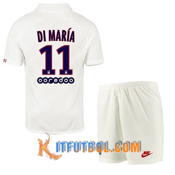 Camisetas Futbol PSG (DI MARIA 11) Ninos Tercera 19/20