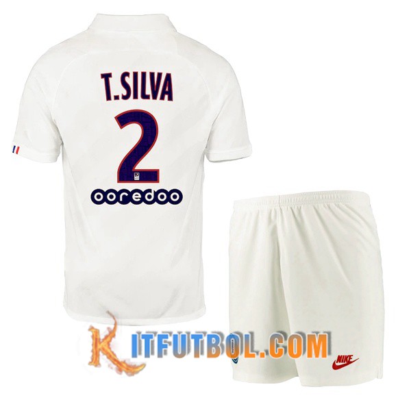 Camisetas Futbol PSG (T.SILVA 2) Ninos Tercera 19/20