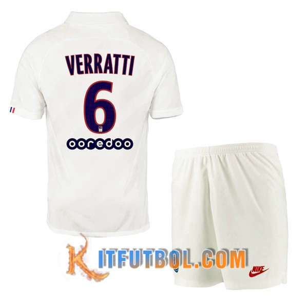 Camisetas Futbol PSG (VERRATTI 6) Ninos Tercera 19/20