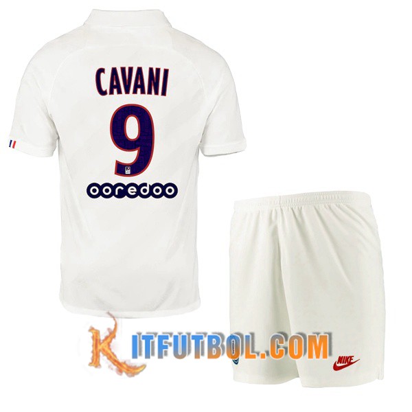 Camisetas Futbol PSG (CAVANI 9) Ninos Tercera 19/20
