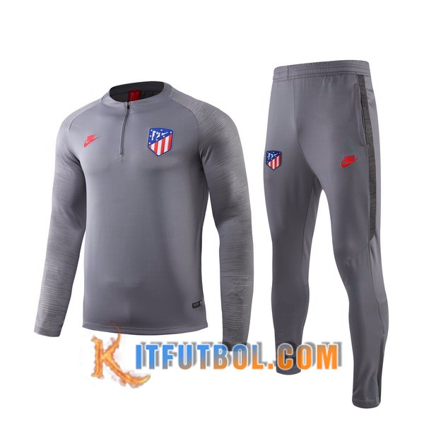 Nueva Chandal Futbol + Pantalones Atletico Madrid Gris 19/20