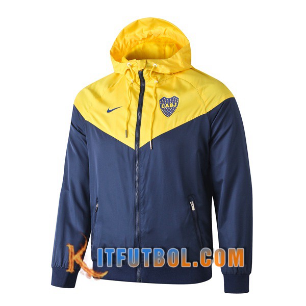 Nueva Chaqueta Futbol Rompevientos Boca Juniors Amarillo 19/20