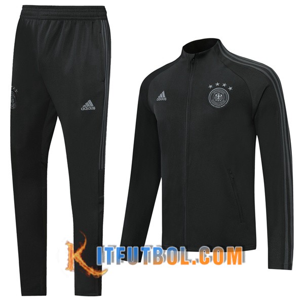 Nueva Chandal Futbol - Chaqueta + Pantalones Alemania Negro 19/20