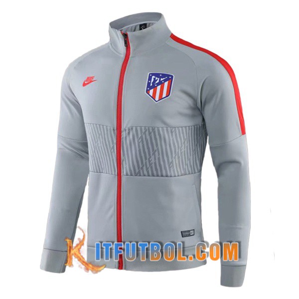 Nueva Chaqueta Futbol Atletico Madrid Gris 19/20