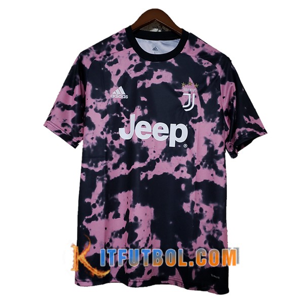 Camisetas Futbol Juventus Version fuite Segunda Rosa Negro 19/20