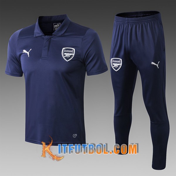 Nueva Polo Futbol Arsenal + Pantalones Azul Oscuro 19/20