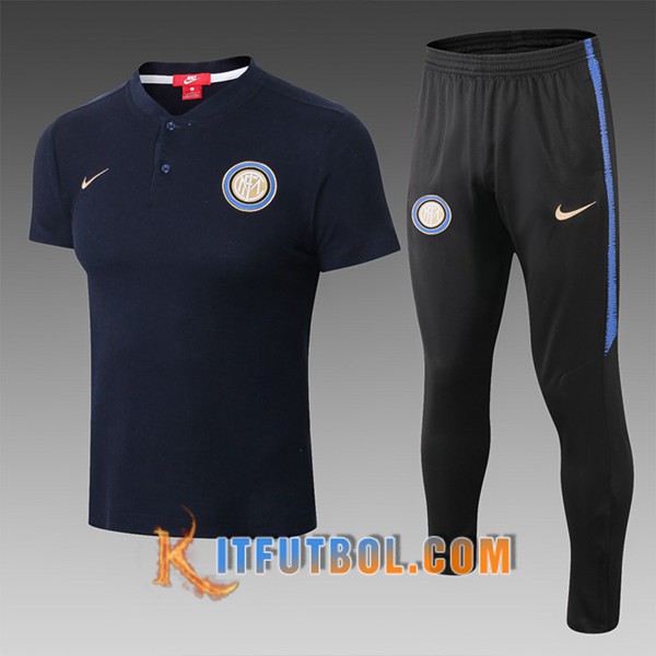 Nueva Polo Futbol Inter Milan + Pantalones Azul Oscuro 19/20
