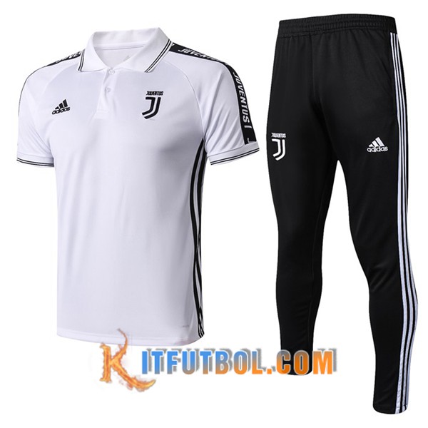 Nueva Polo Futbol Juventus + Pantalones Blanco 19/20