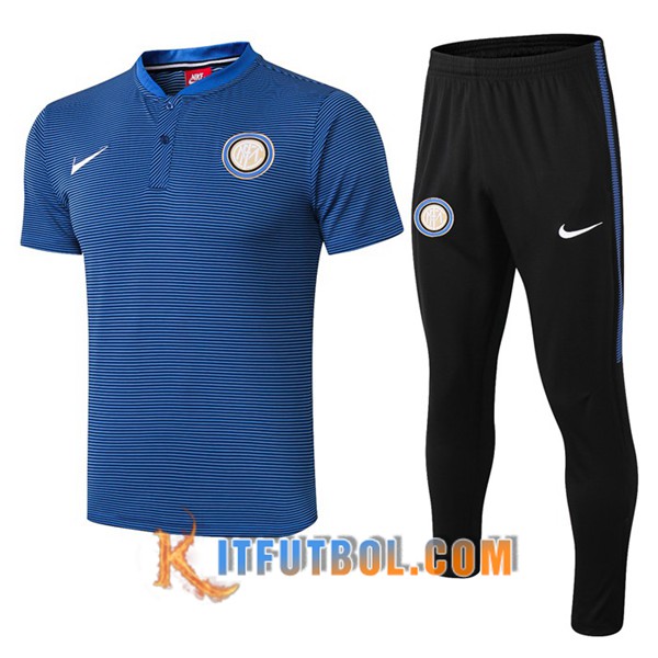 Nueva Polo Futbol Inter Milan + Pantalones Azul 19/20