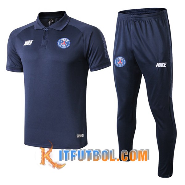 Nueva Polo Futbol Paris PSG NIKE + Pantalones Azul Oscuro 19/20