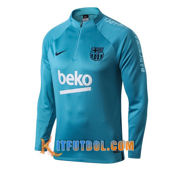 Nueva Entrenamiento Sudadera FC Barcelona Azul 19/20
