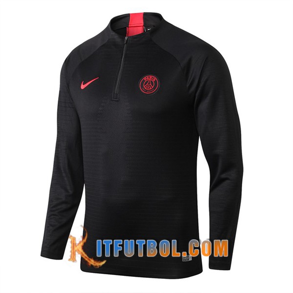 Nueva Entrenamiento Sudadera PSG Negro 19/20