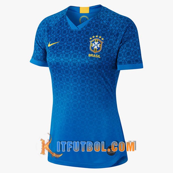 Camiseta de Brasil Mujer Segunda Copa Mundial 2019
