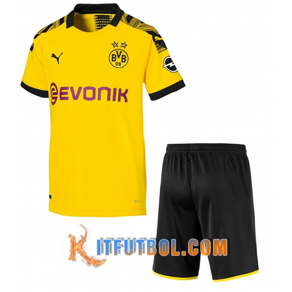 Camisetas Personalizadas Futbol Dortmund BVB Ninos Primera 19/20