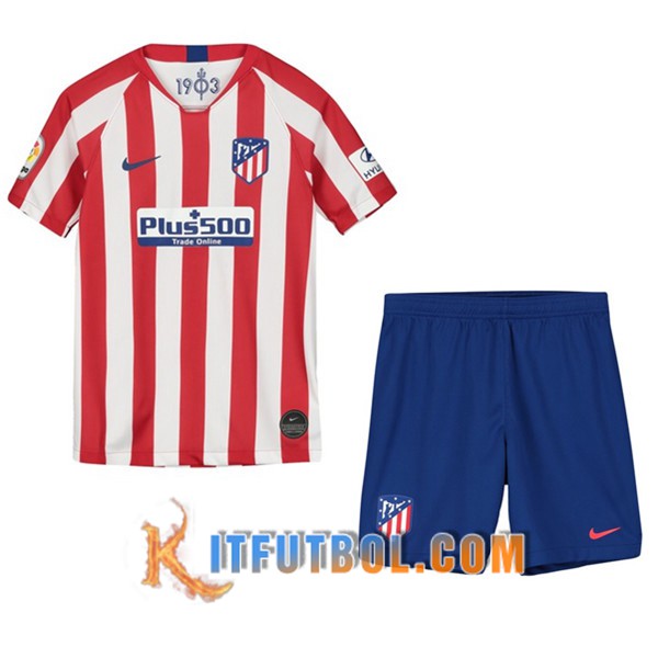 Camisetas Personalizadas Futbol Atletico Madrid Ninos Primera 19/20