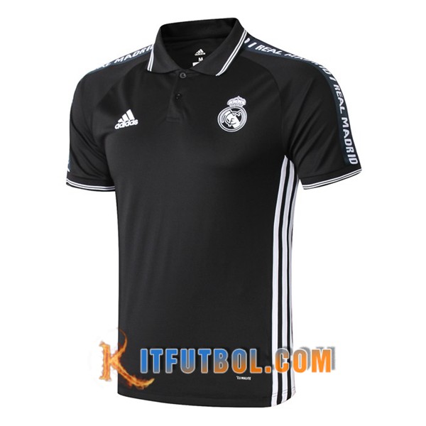 Nueva Polo Futbol Real Madrid Negro 19/20