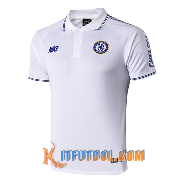 Nueva Polo Futbol FC Chelsea Blanco 19/20