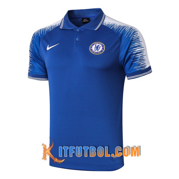 Nueva Polo Futbol FC Chelsea Azul/Blanco 19/20