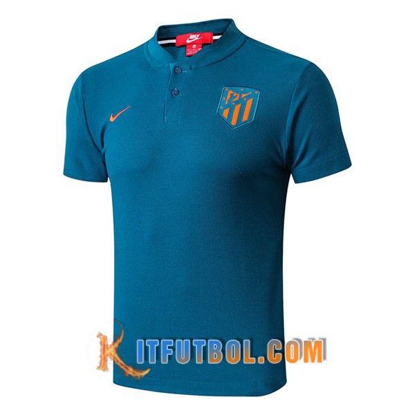 Nueva Polo Futbol Atletico Madrid Azul 19/20