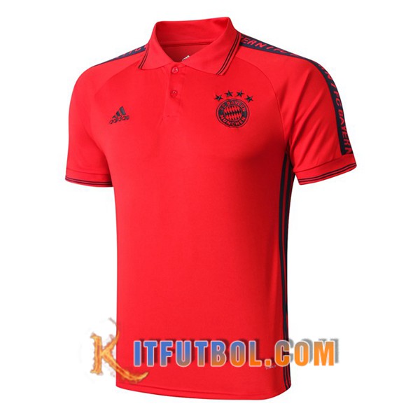 Nueva Polo Futbol Bayern Munich Roja 19/20