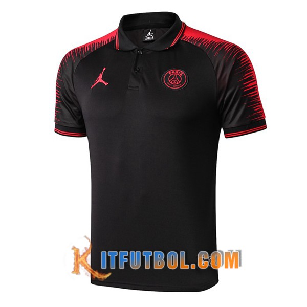Nueva Polo Futbol Paris PSG Jordan Negro 19/20