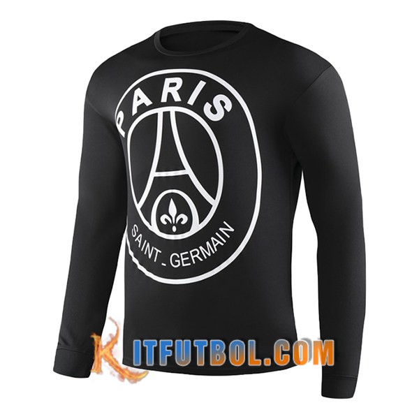 Camiseta Entrenamiento PSG Negro Manga Larga 19/20
