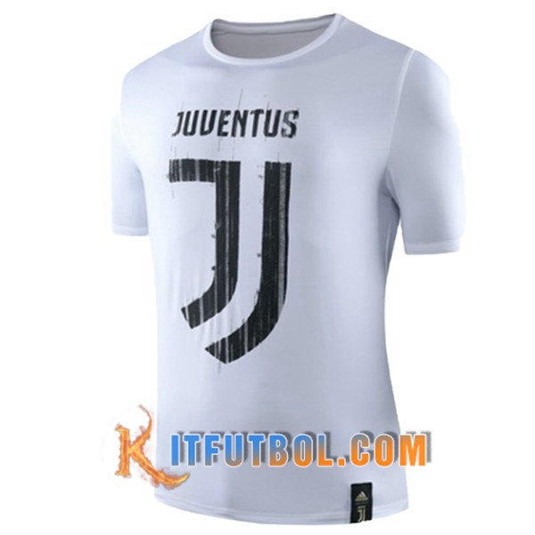 Camiseta Entrenamiento Juventus Blanco Negro 19/20