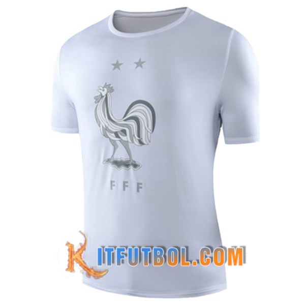 Camiseta Entrenamiento Francia Blanco 19/20