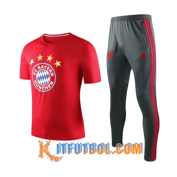 Camiseta Entrenamiento Bayern Munich + Pantalones Roja 19/20