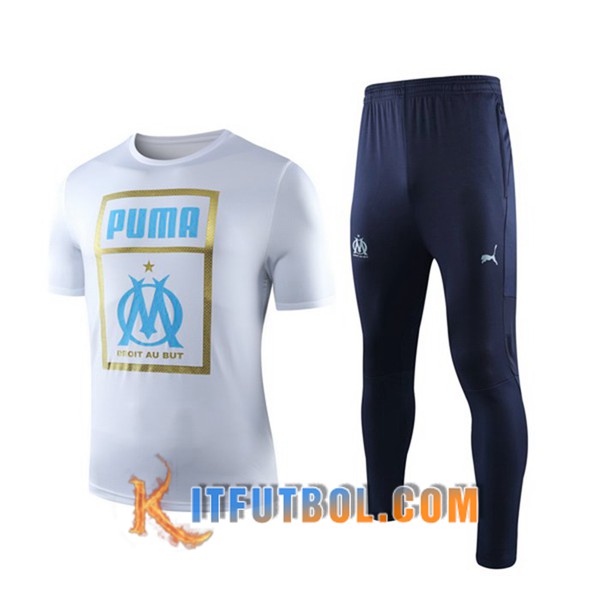 Camiseta Entrenamiento Marsella OM + Pantalones Roja 19/20