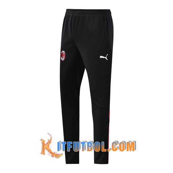 Nueva Pantalones Futbol Milan AC Negro 19/20