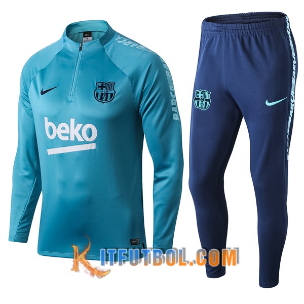 Nueva Chaqueta Futbol + Pantalones FC Barcelona Azul 19/20
