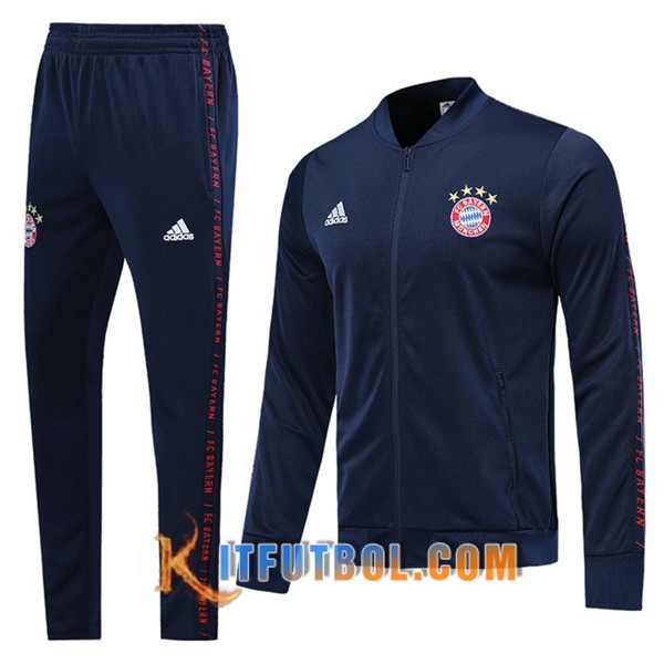 Nueva Chandal Futbol - Chaqueta + Pantalones Bayern Munich Azul Oscuro 19/20