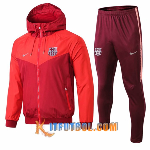 Nueva Chandal Futbol Rompevientos+ Pantalones FC Barcelona Roja 19/20